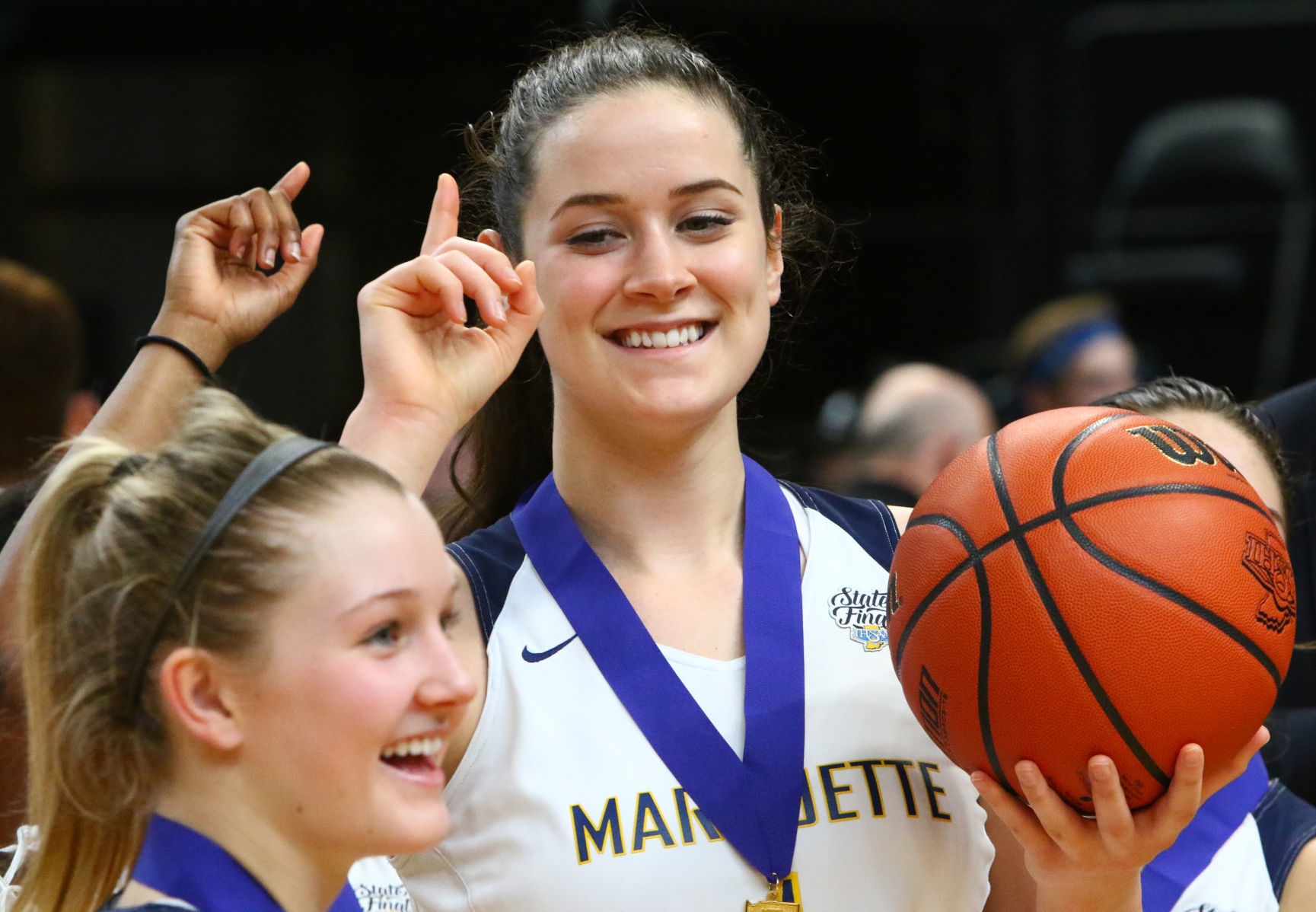 Gallery: Girls Basketball State Finals: Marquette Catholic vs. Vincennes Rivet